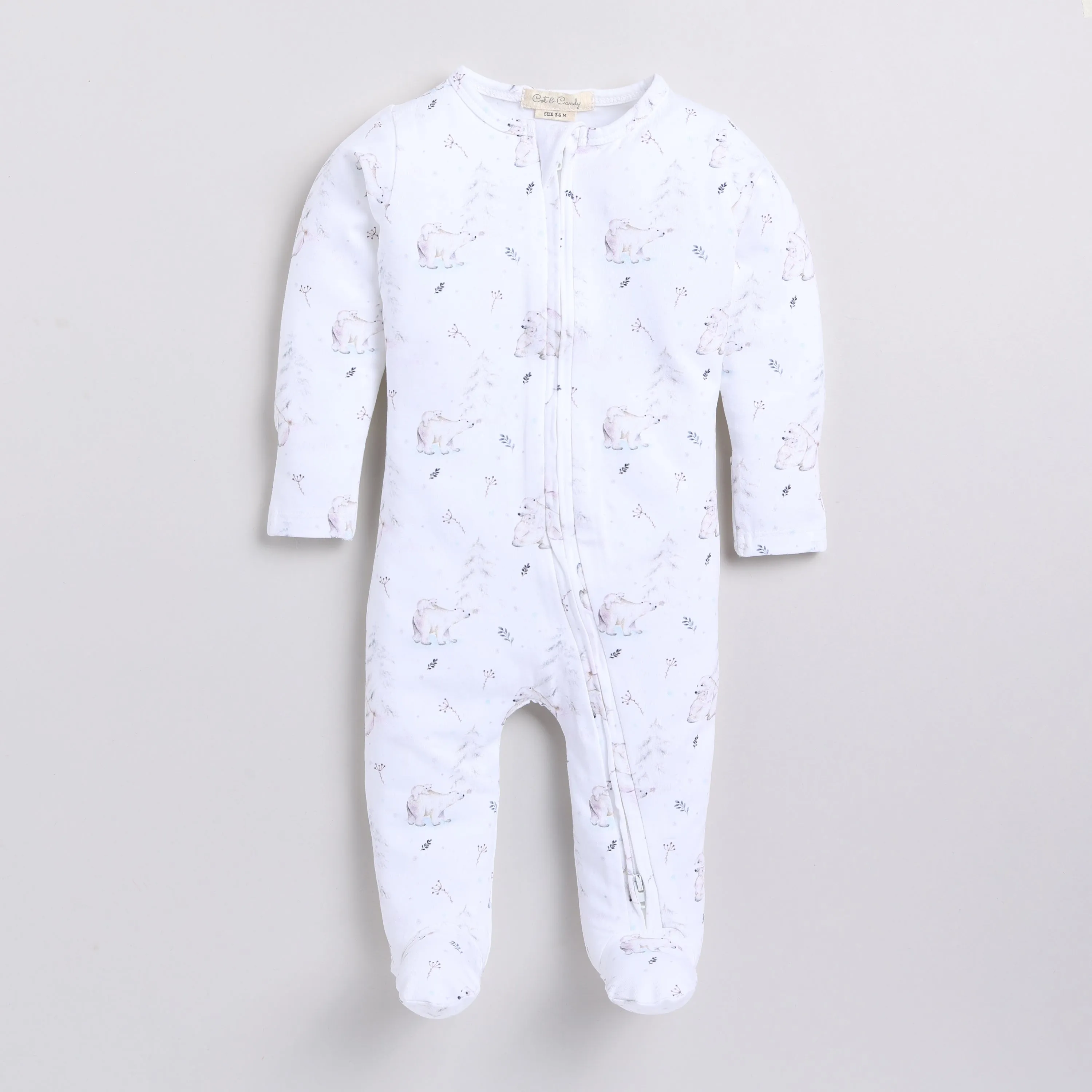 Constellation Bear Organic Footed Sleepsuit