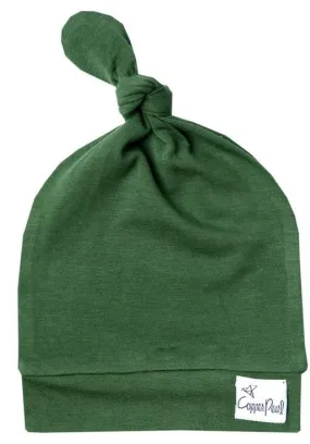 Copper Pearl Alder Top Knot Hat