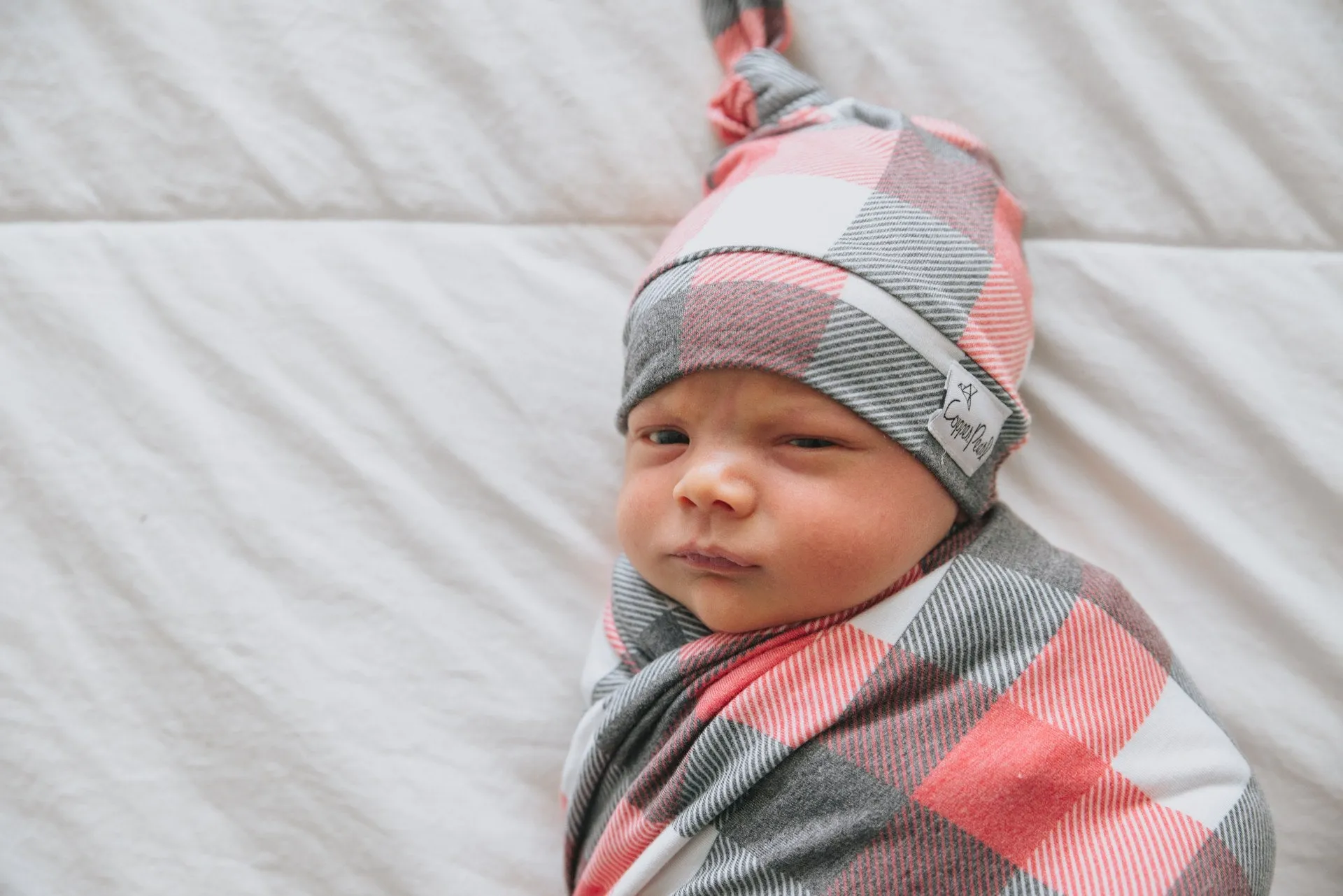 Copper Pearl Jack Top Knot Hat