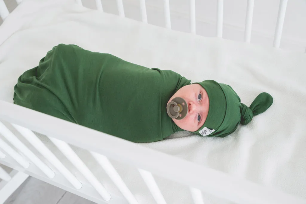 Copper Pearl Newborn Top Knot Hat | Alder