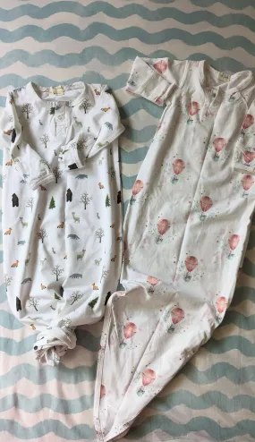 COT & CANDY Knotted sleepsuit (Set of 2)