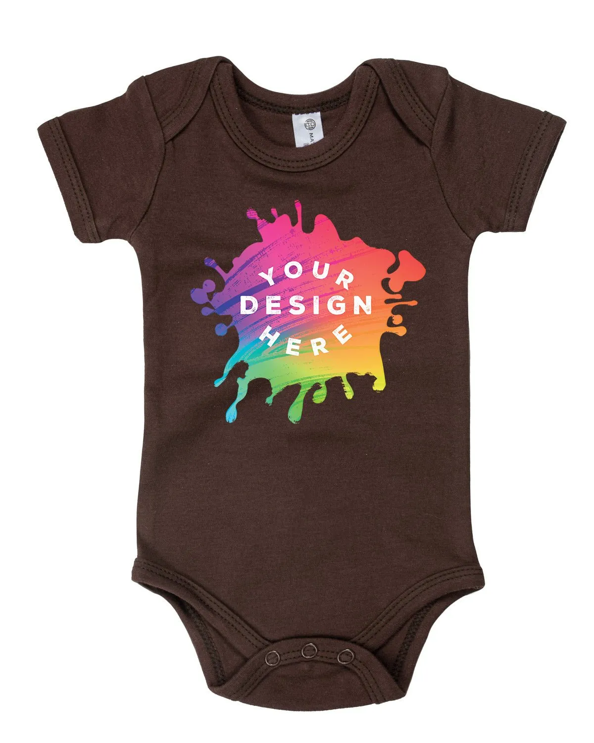 Custom Full Color Printed Cotton Baby Romper