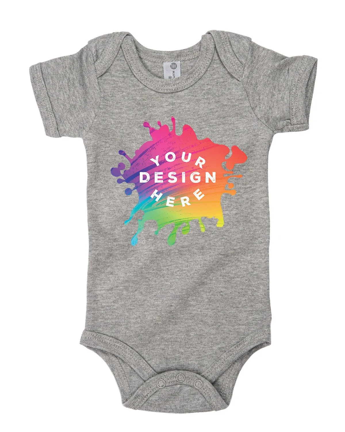 Custom Full Color Printed Cotton Baby Romper