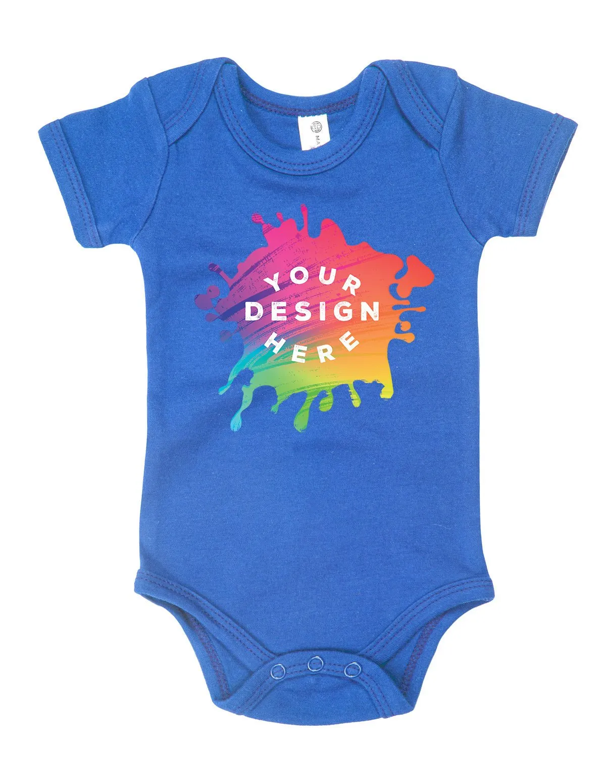 Custom Full Color Printed Cotton Baby Romper