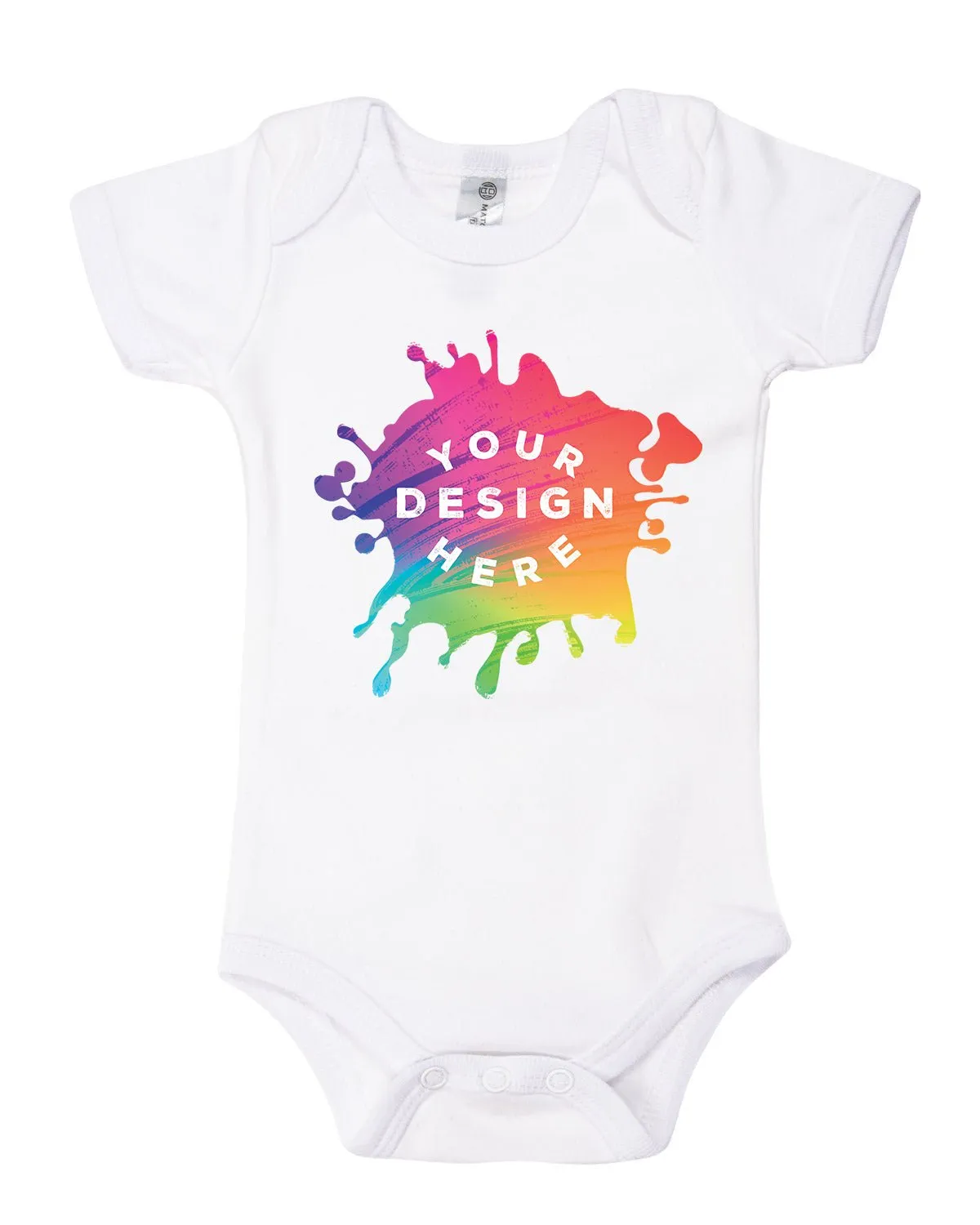 Custom Full Color Printed Cotton Baby Romper