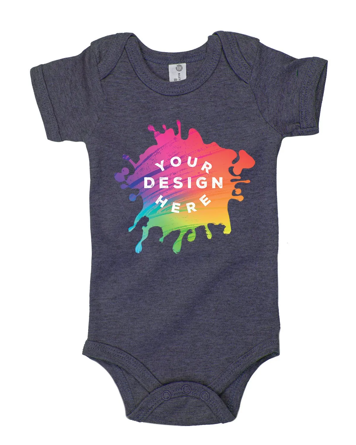 Custom Full Color Printed Cotton Baby Romper