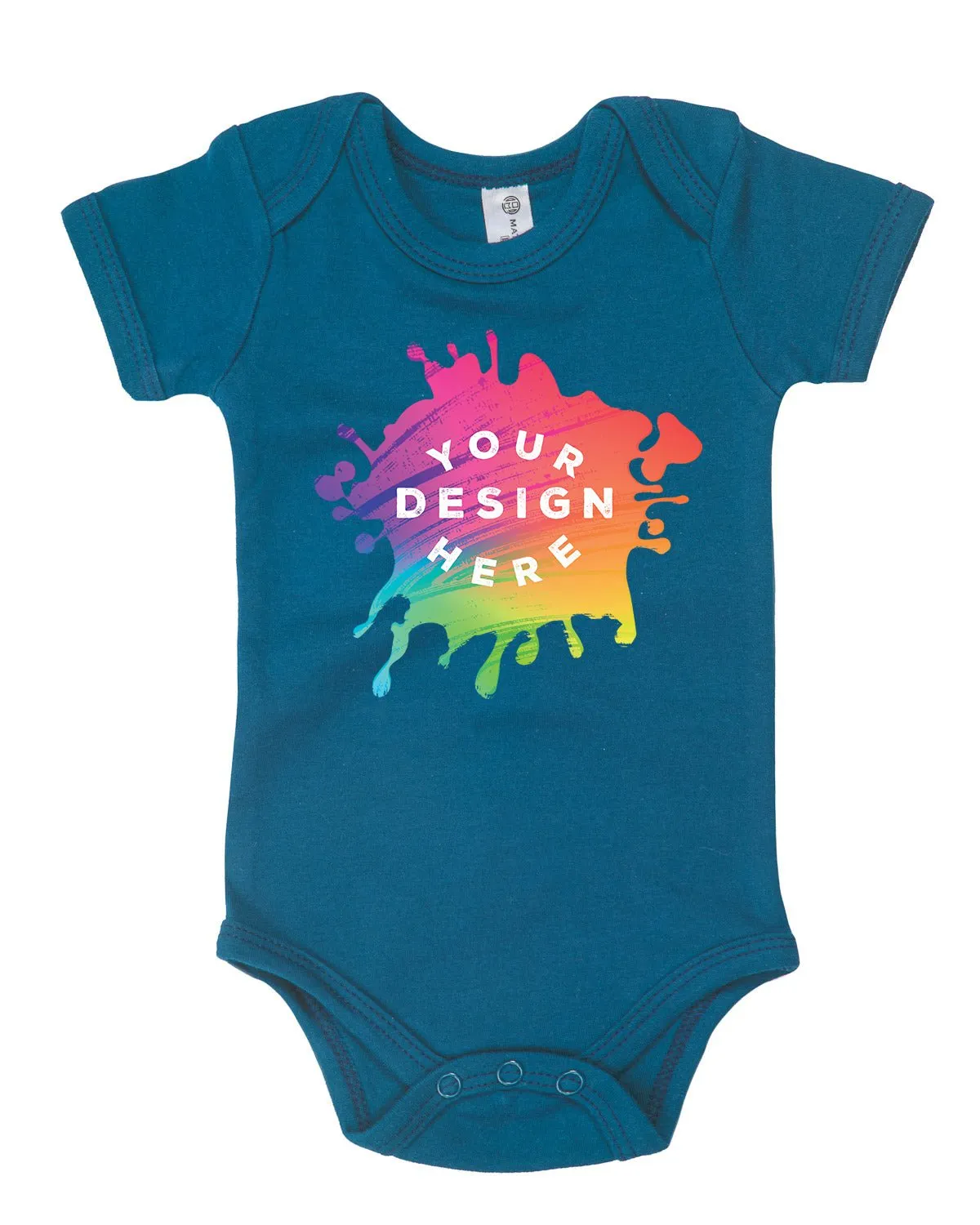 Custom Full Color Printed Cotton Baby Romper