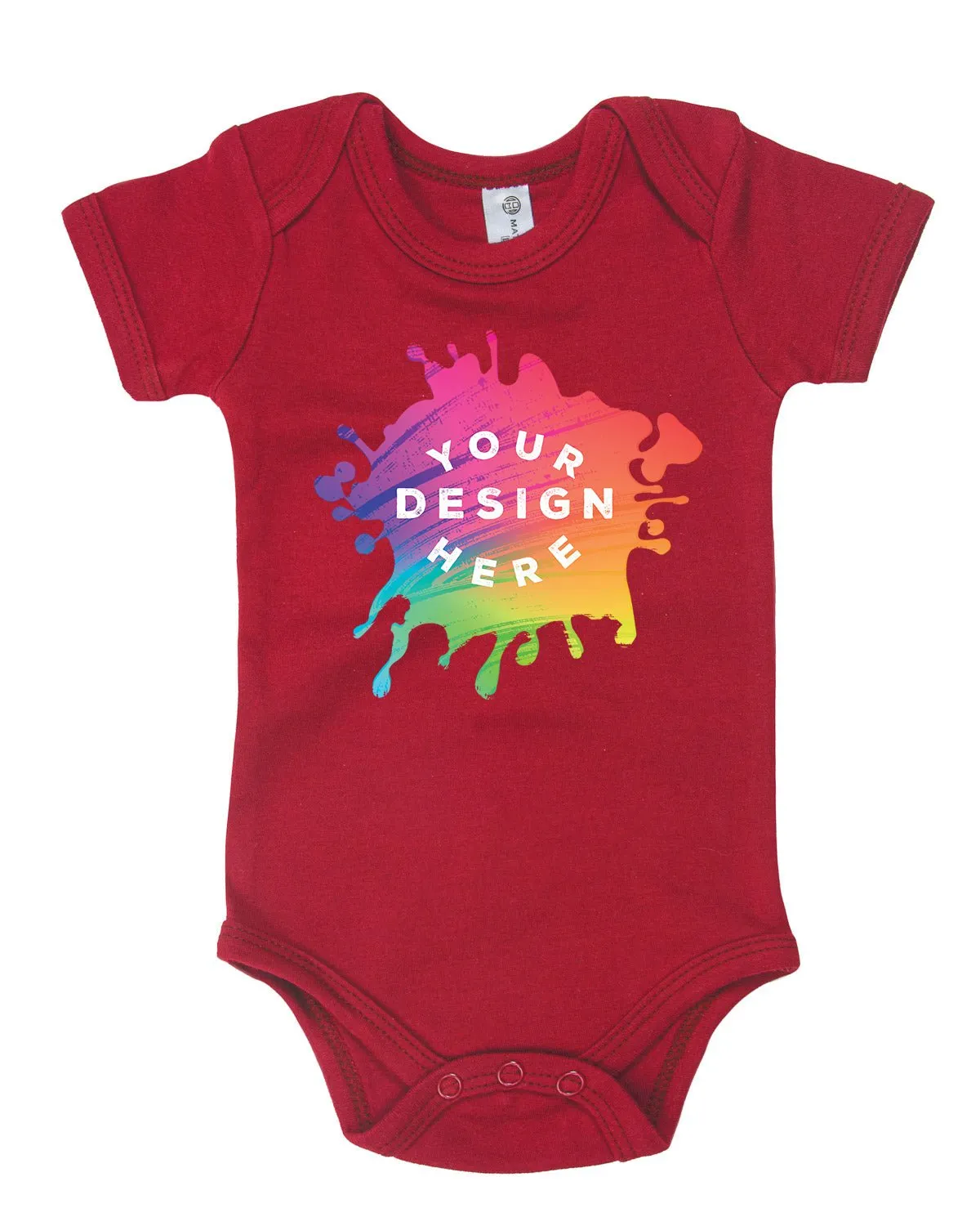 Custom Full Color Printed Cotton Baby Romper