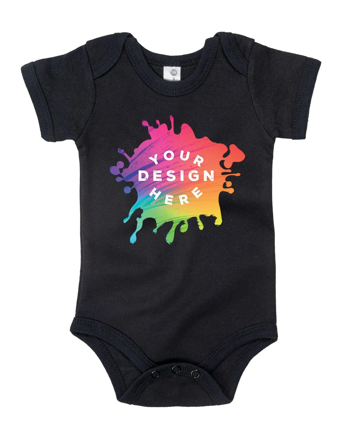 Custom Full Color Printed Cotton Baby Romper