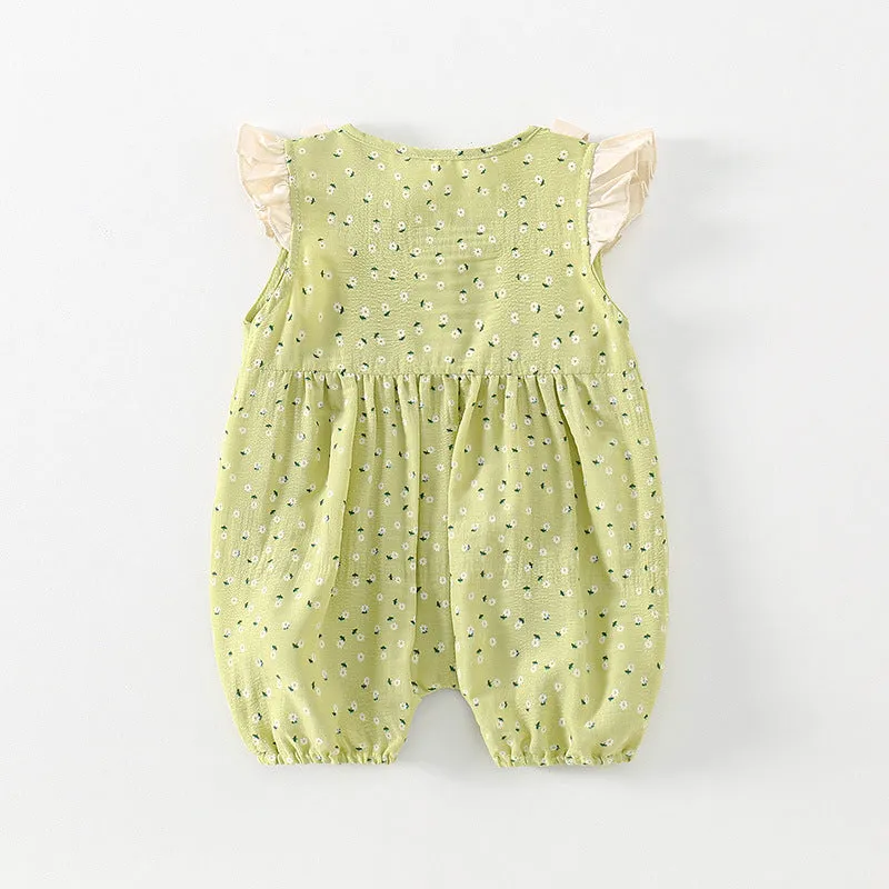 Cute Baby Girls' Floral Jumpsuits & Rompers