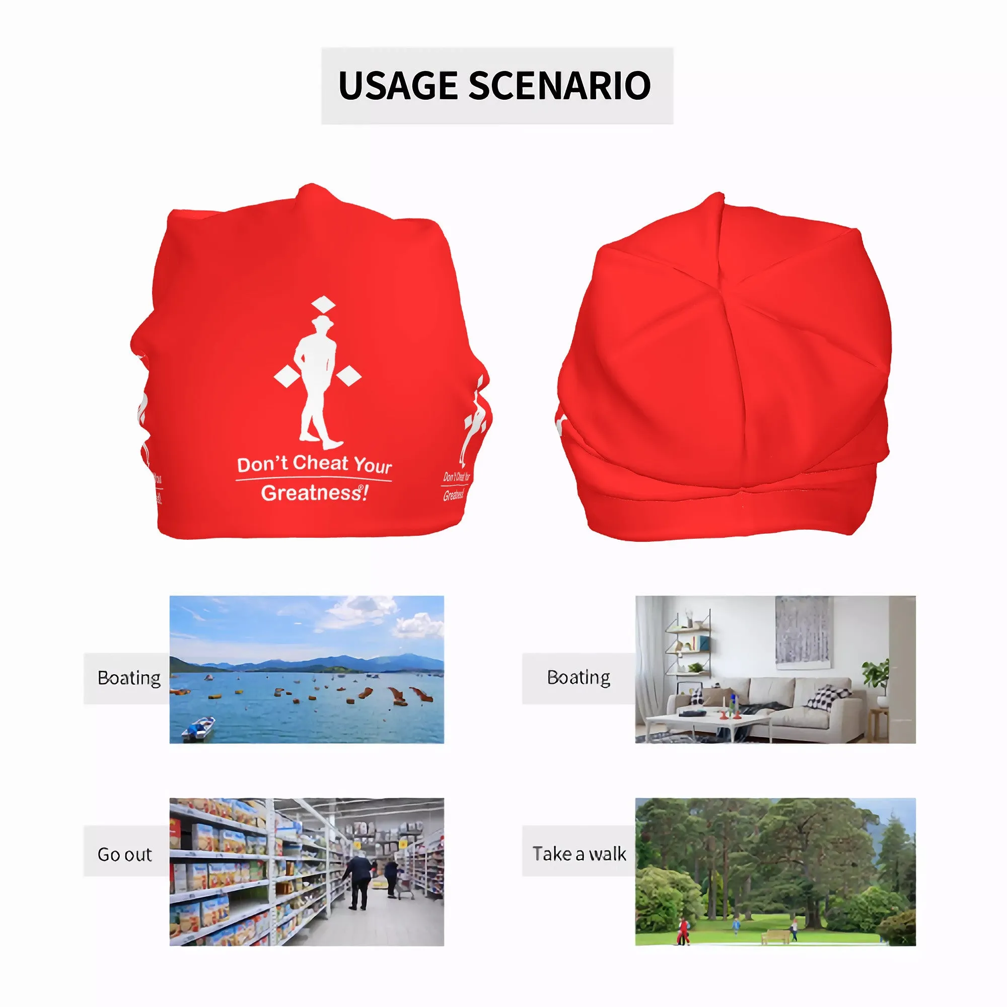 D9 Collection Large Knitted Beanie