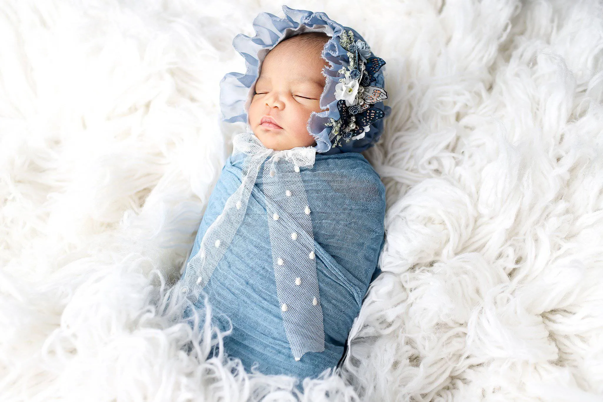 Denim Blue Cheesecloth Baby Wrap Cheese Cloth Fabric Layer