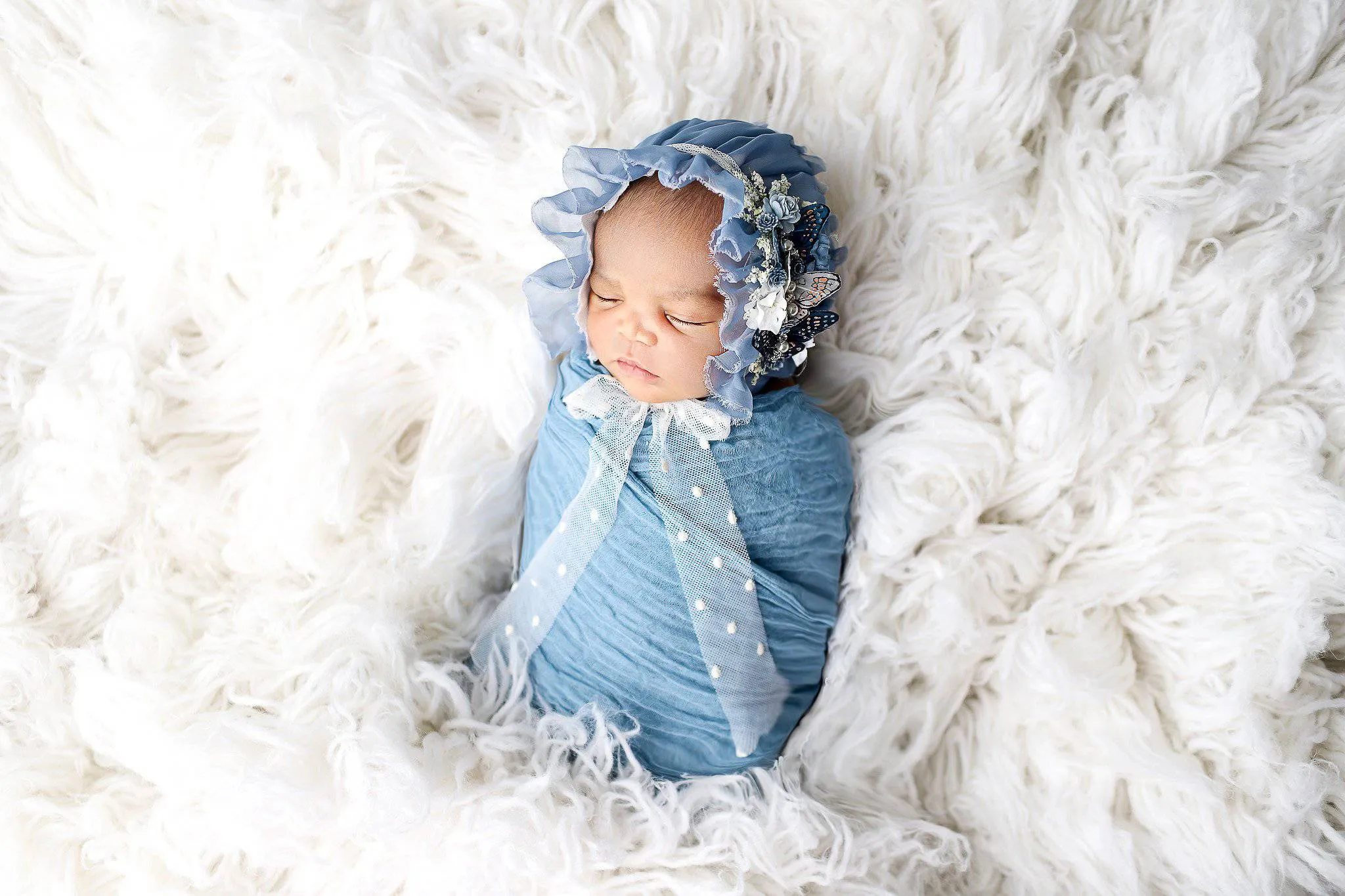 Denim Blue Cheesecloth Baby Wrap Cheese Cloth Fabric Layer