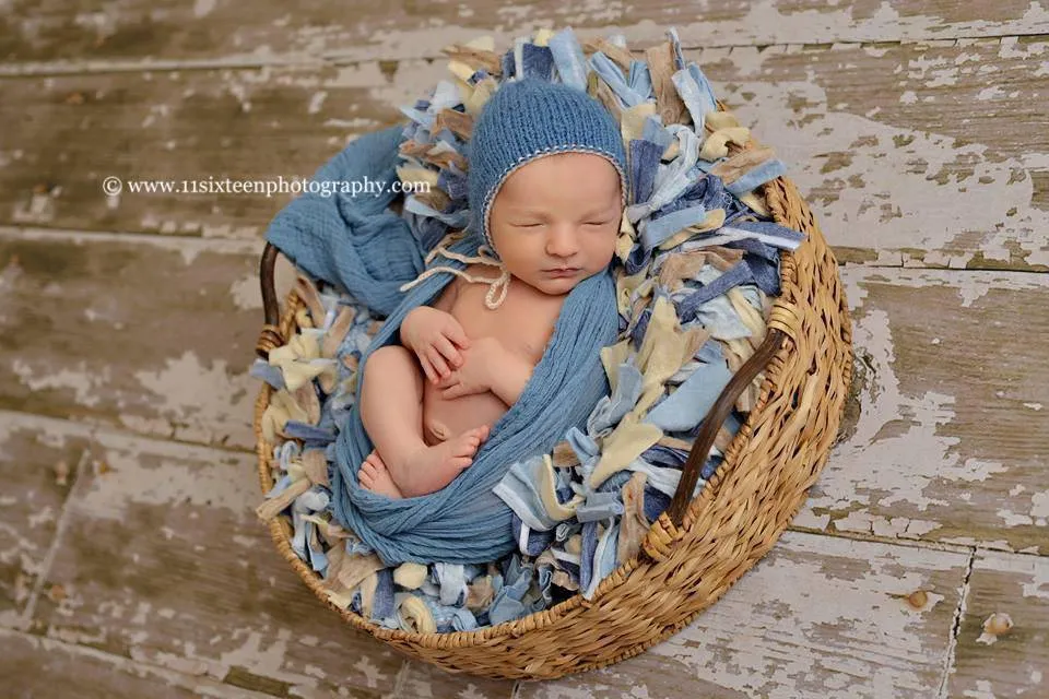 Denim Blue Cheesecloth Baby Wrap Cheese Cloth Fabric Layer