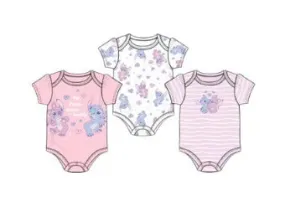 Disney Stitch & Angel Baby Girls 3Pk Bodysuits