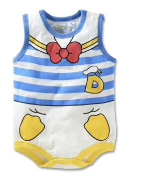 Donald Duck Disney Sleeveless Baby Onesies