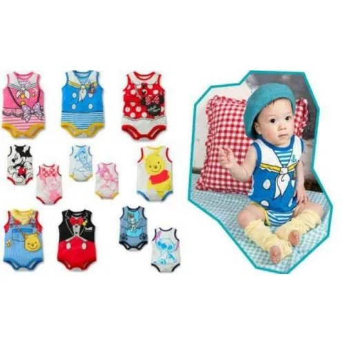 Donald Duck Disney Sleeveless Baby Onesies