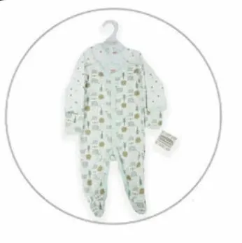 Elephant 2 Piece Long Sleeve Sleepsuits