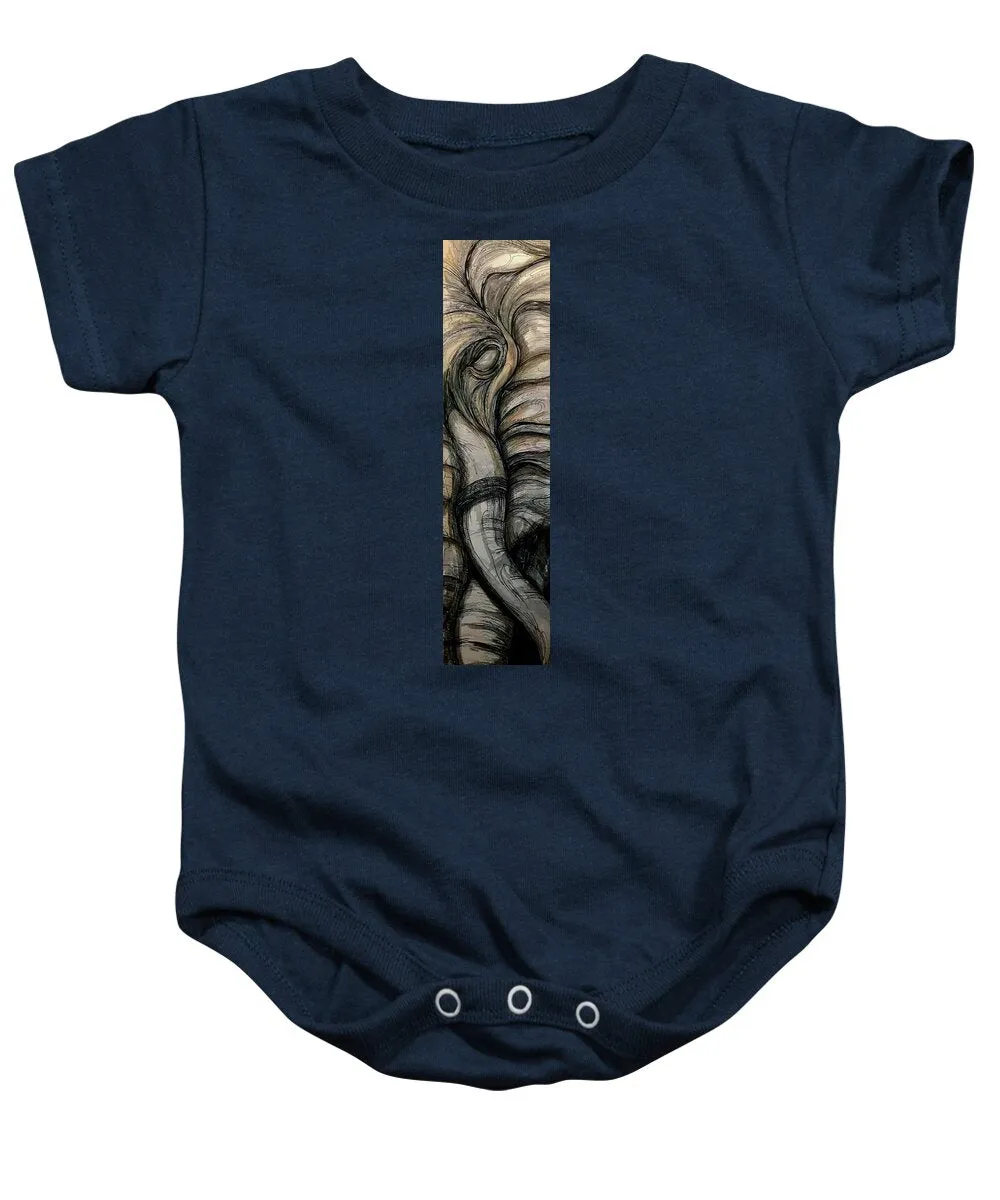 Elephant Half - Baby Onesie