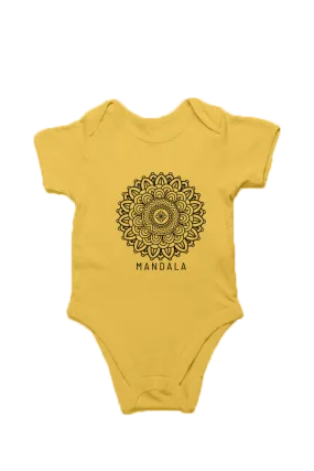 Embrace Harmony: Baby Rompers with Elegant Mandala Art - Cozy & Trendy