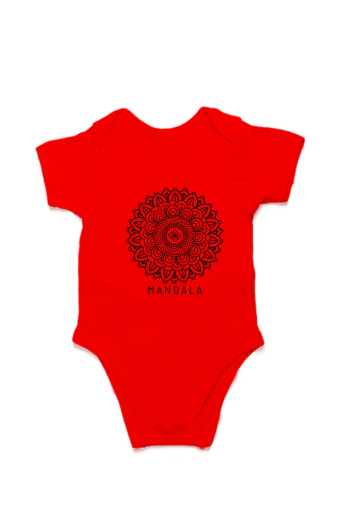 Embrace Harmony: Baby Rompers with Elegant Mandala Art - Cozy & Trendy