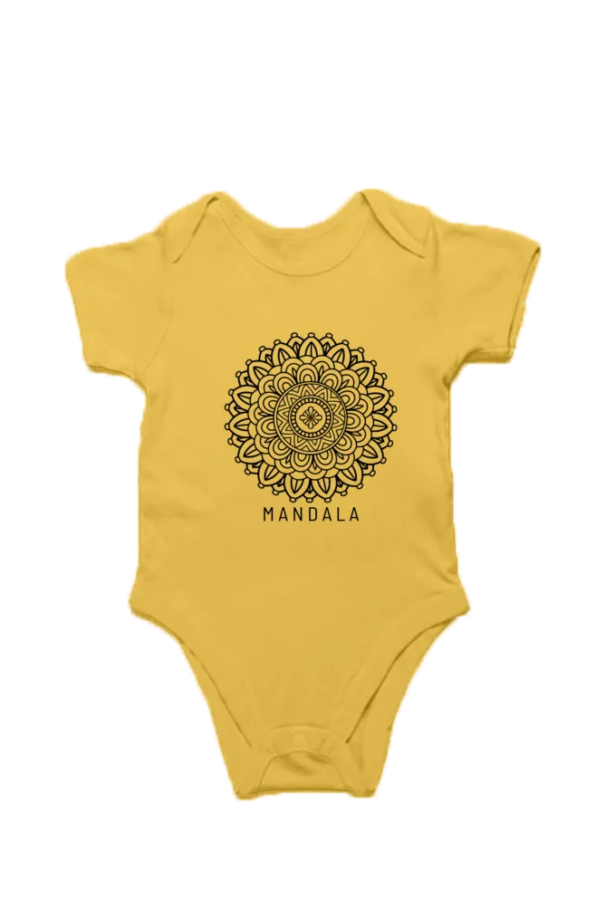 Embrace Harmony: Baby Rompers with Elegant Mandala Art - Cozy & Trendy