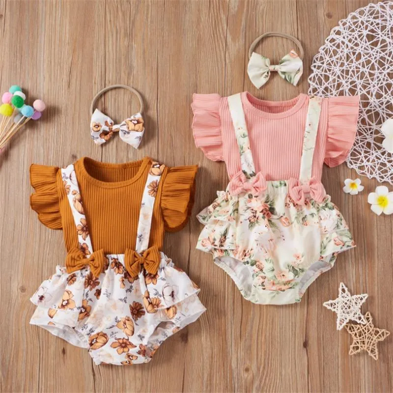 Floral Printed Rompers