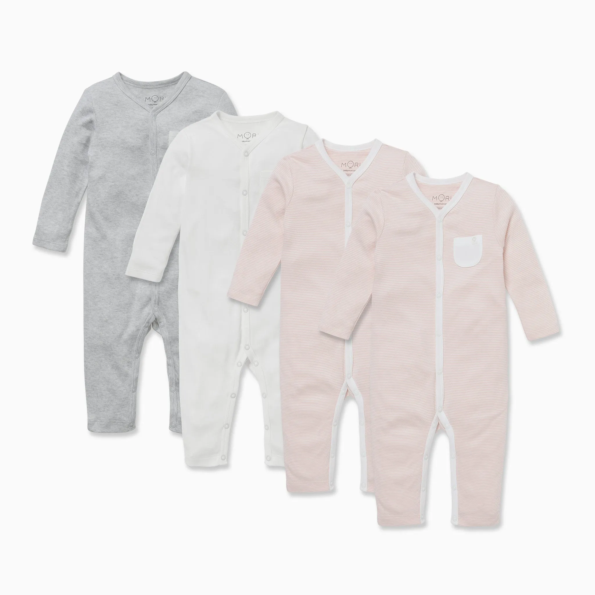 Front Opening Sleepsuit 4 Pack