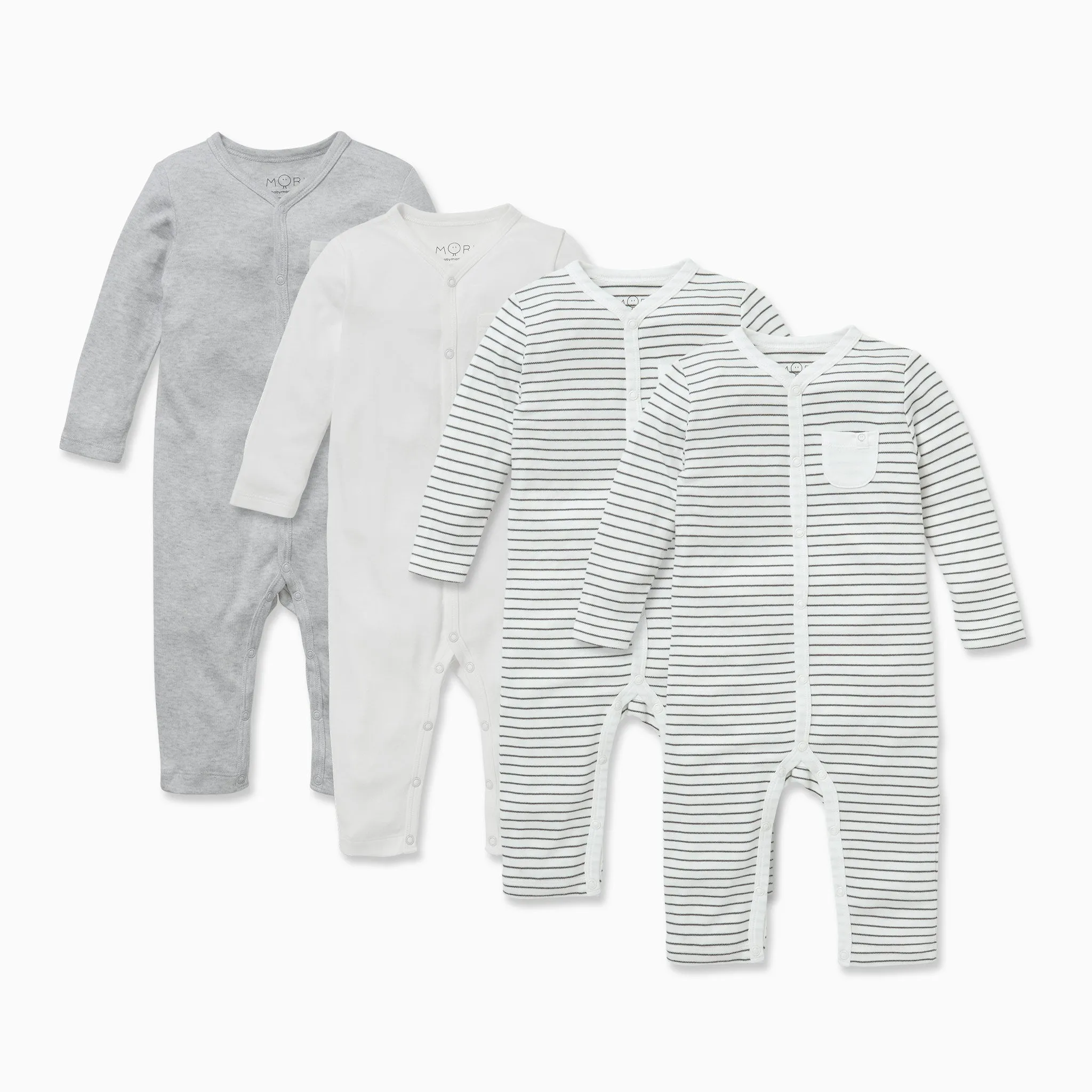 Front Opening Sleepsuit 4 Pack