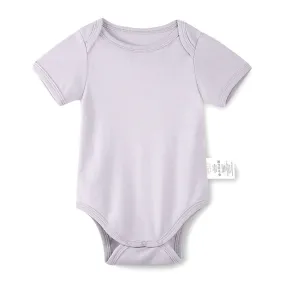 Half Sleeves Snap Romper - Lilac