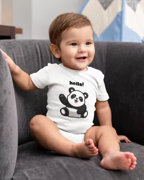 Hello! Panda - Baby Rompers