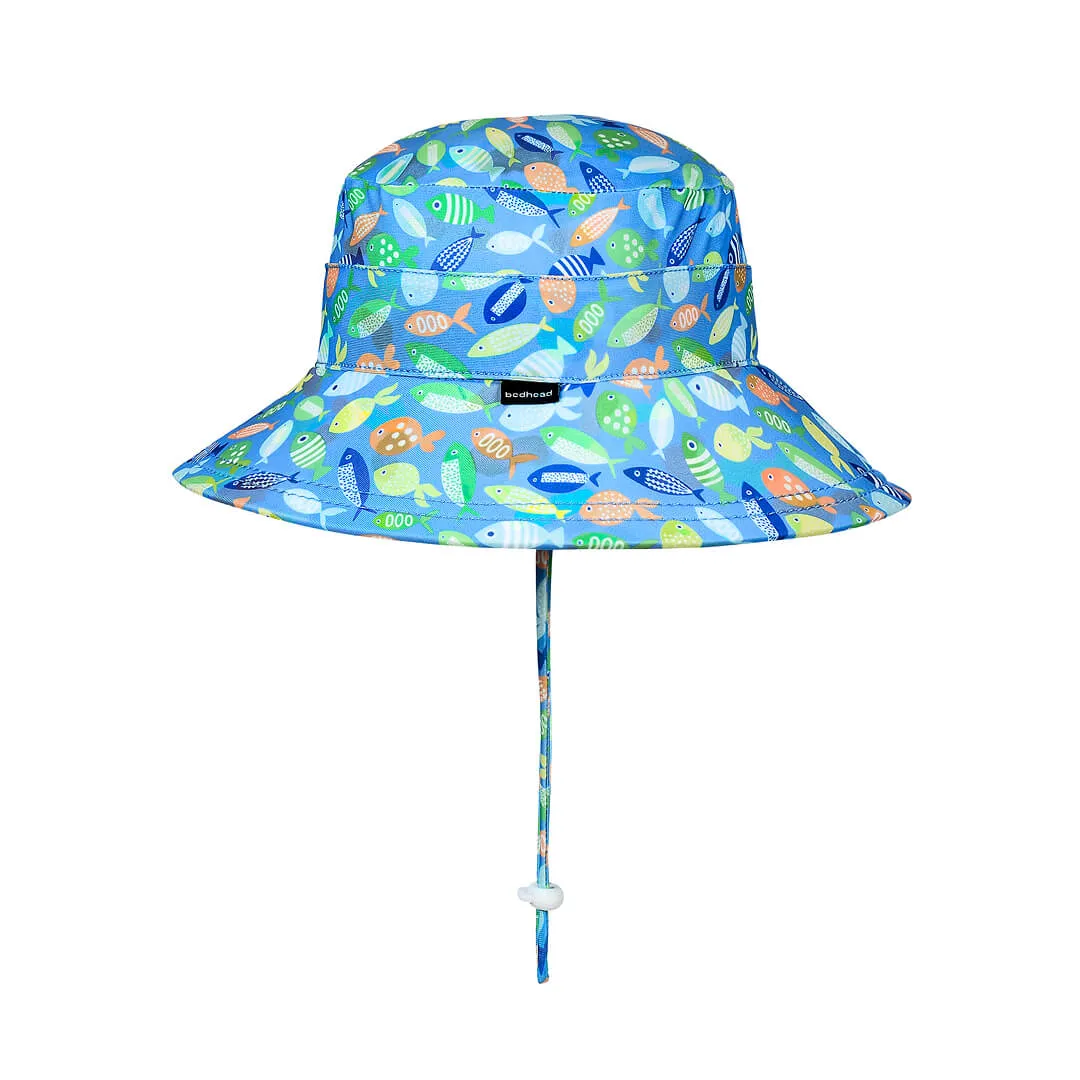 Kids Beach Bucket Swim Hat - Pisces