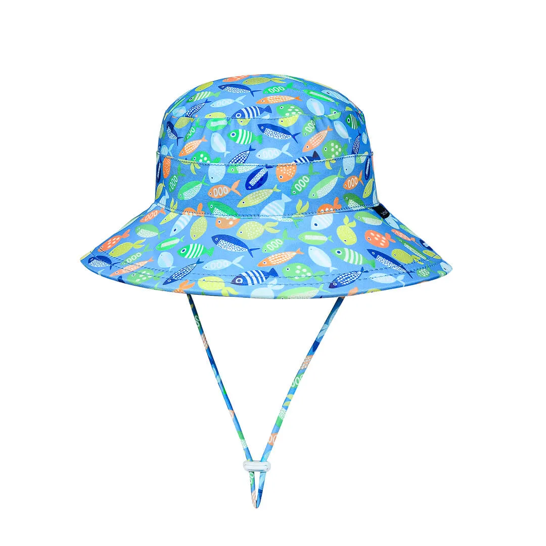Kids Beach Bucket Swim Hat - Pisces