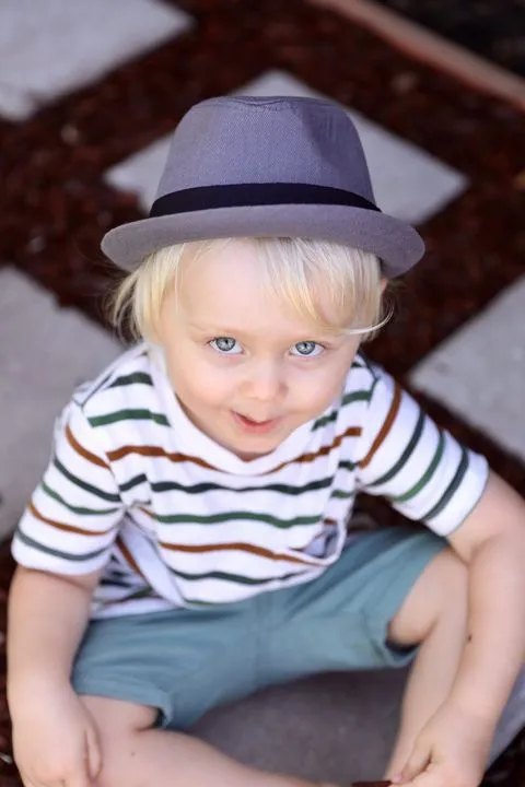 Knuckleheads Grey Fedora with Black Band