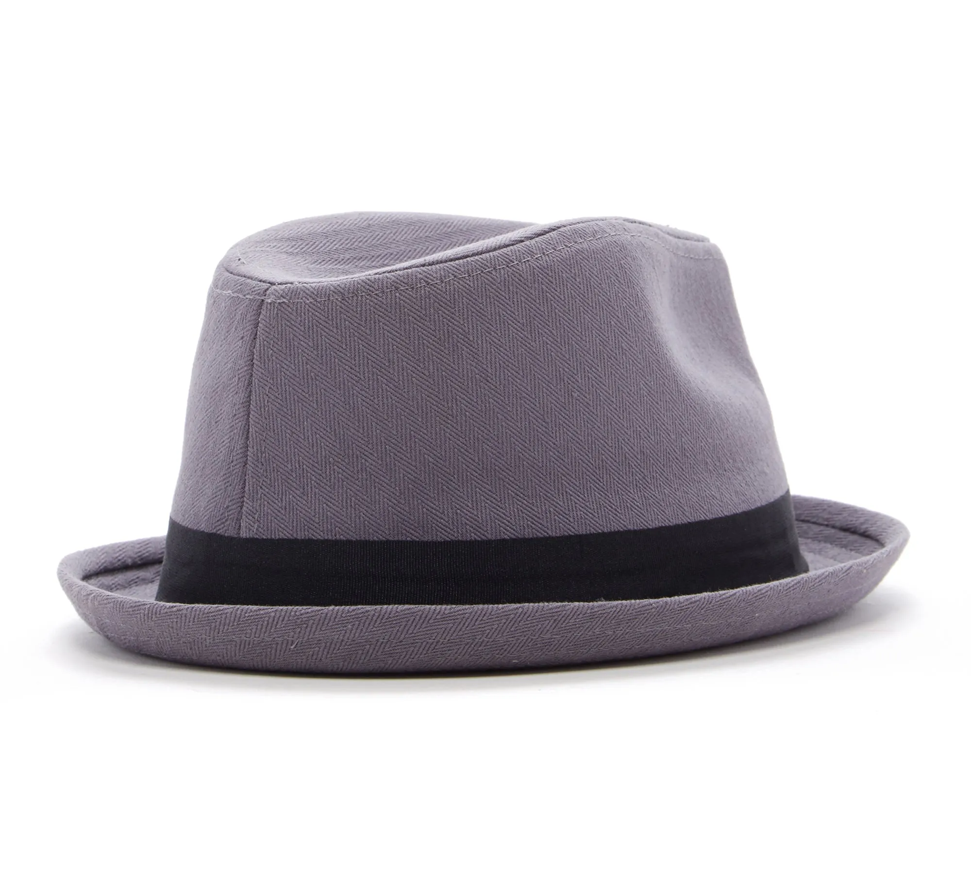 Knuckleheads Grey Fedora with Black Band
