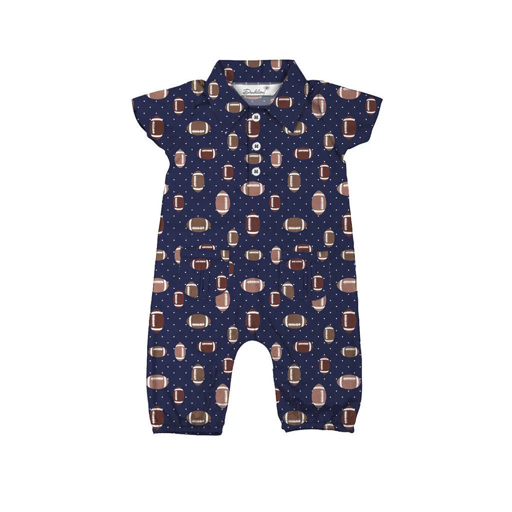 Layette Set with Long-Legged Romper <br> Baseball <br> <span style="font-size: 11px; font-family:Helvetica,Arial,sans-serif;">Can Be Personalised</span>