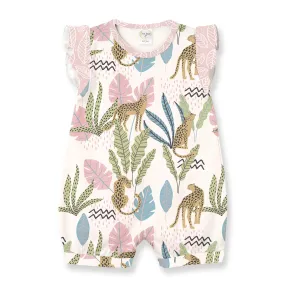 Leopard Jungle Bubble Romper