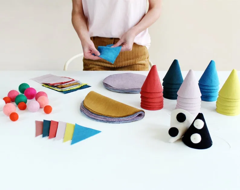 Linen Party Hat