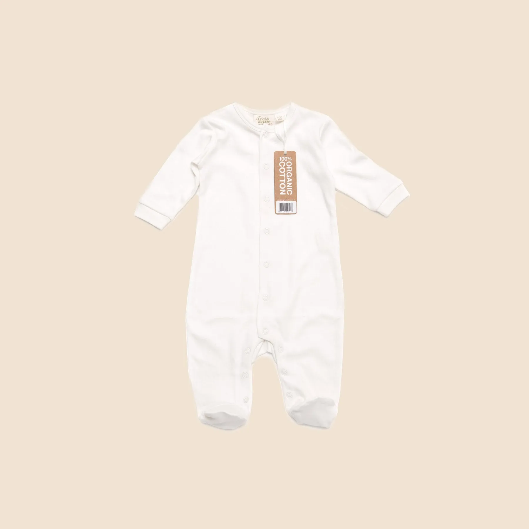 Little Green Radicals Natural Organic Cotton Babygrow (0-6mths)