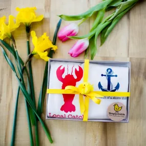 Lobster Local Catch & Shore Thing Short Sleeve Romper Duo