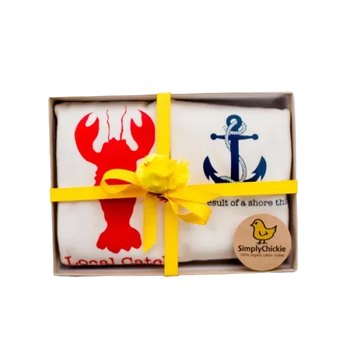 Lobster Local Catch & Shore Thing Short Sleeve Romper Duo