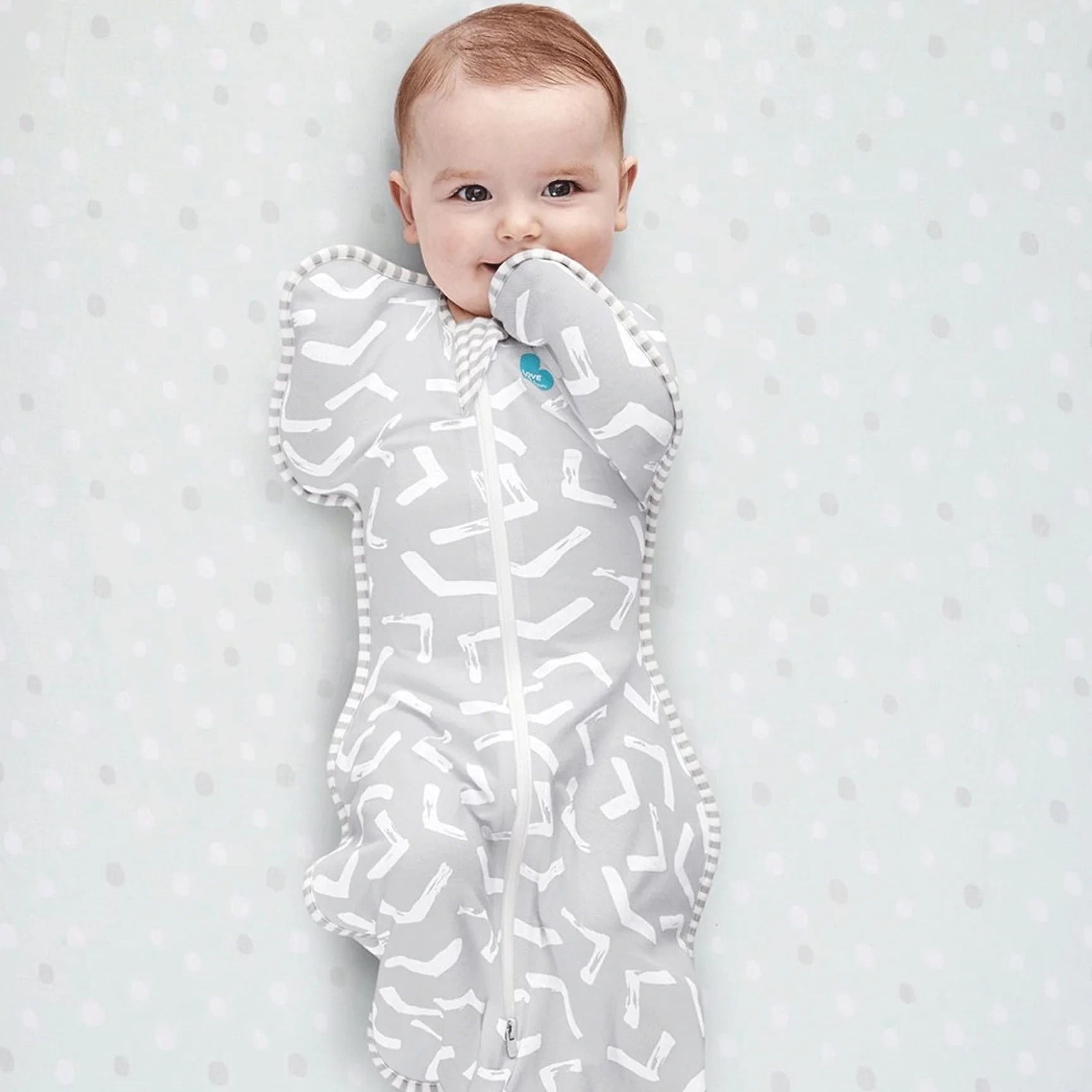 Love to Swaddle Bamboo Lite Medium Grey