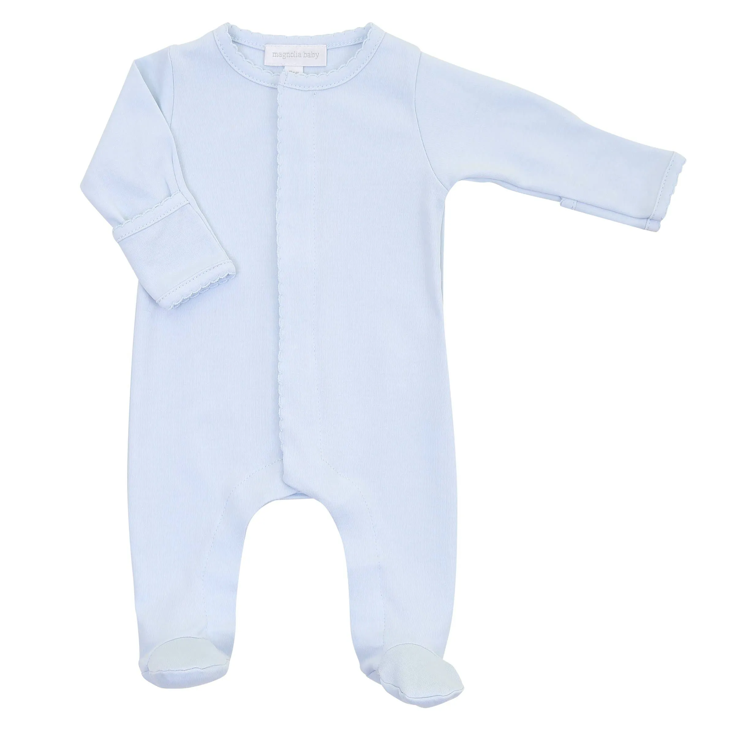 MAG Essentials Solid Blue Footie in Blue