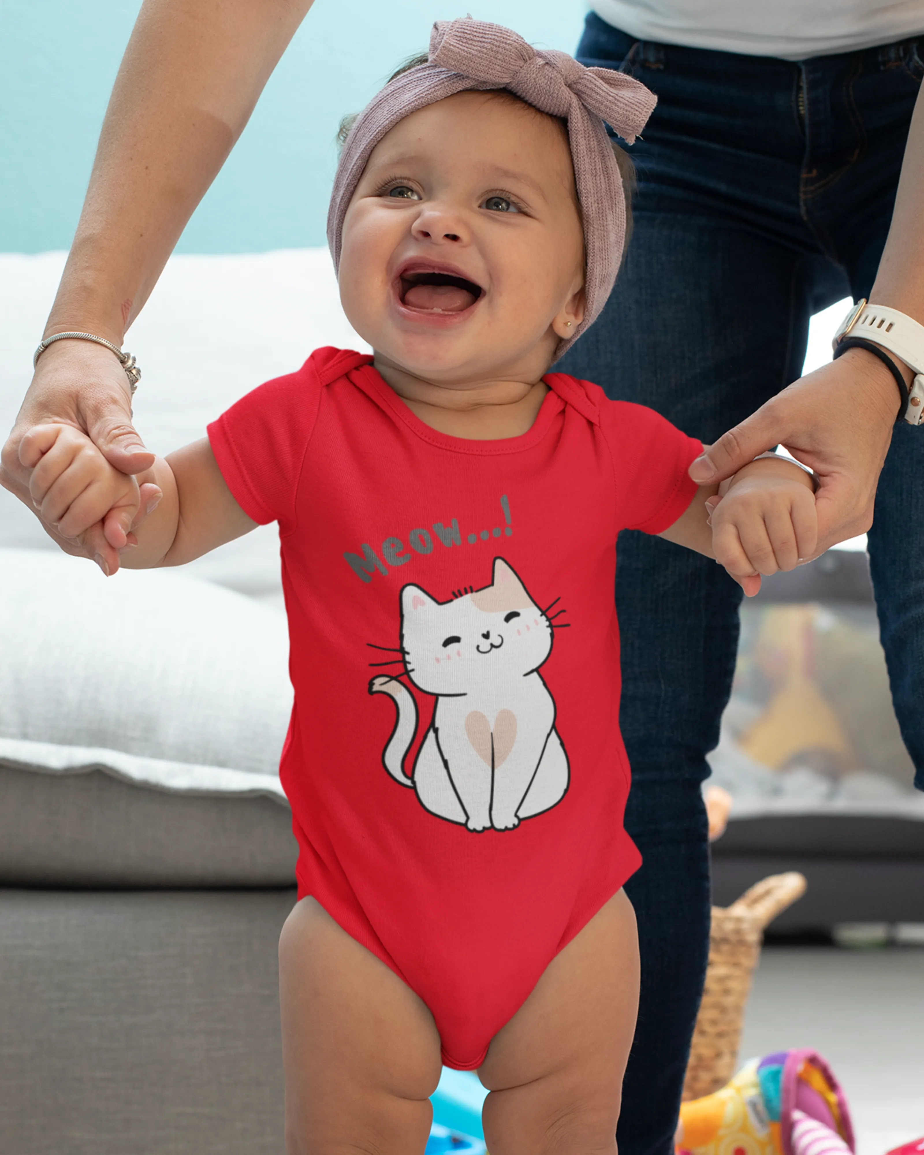 Meow! - Baby Rompers