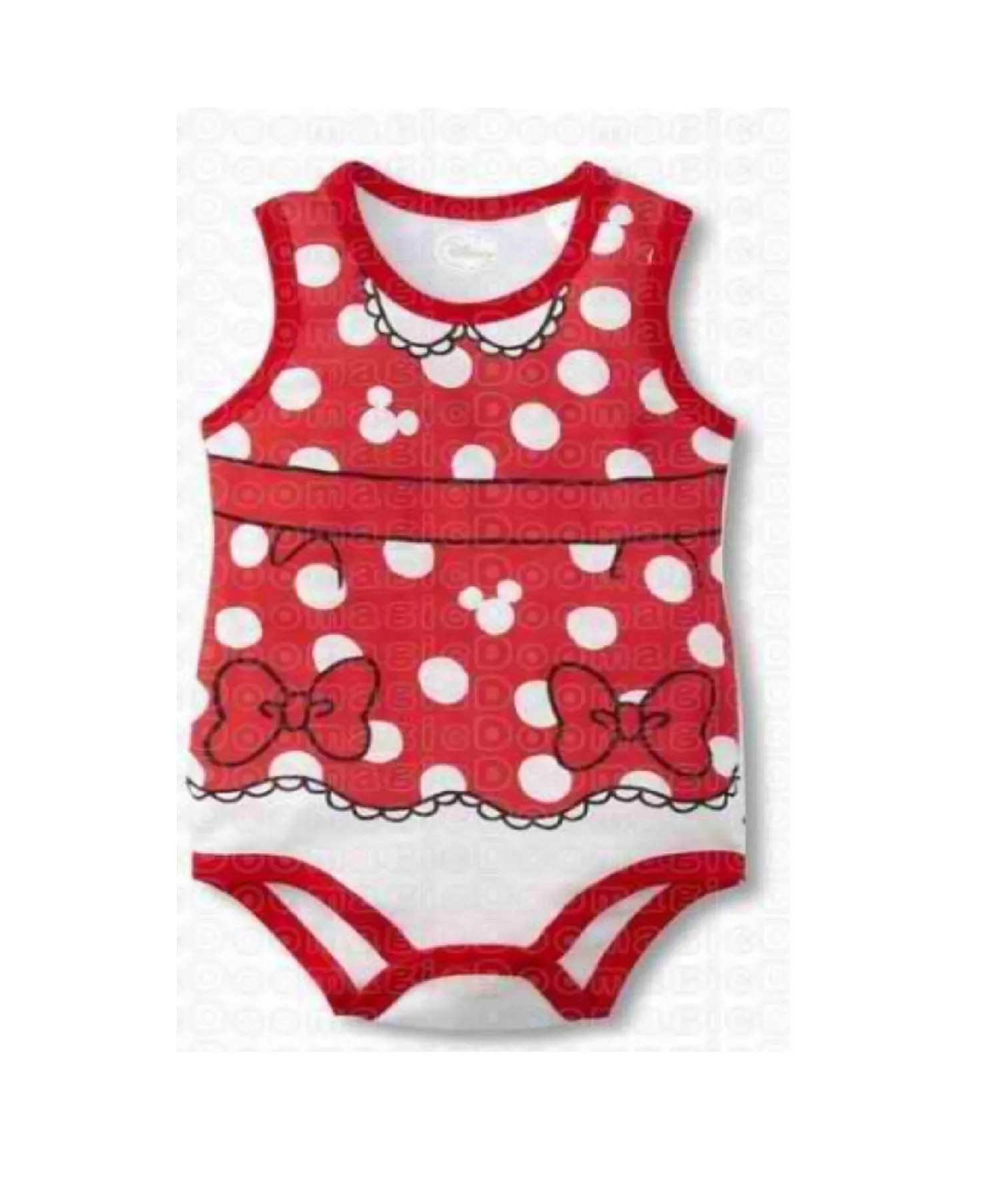 Minnie Mouse Disney Sleeveless Baby Onesies  - 2