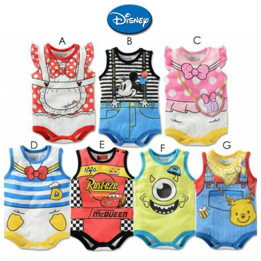 Minnie Mouse Disney Sleeveless Onesies