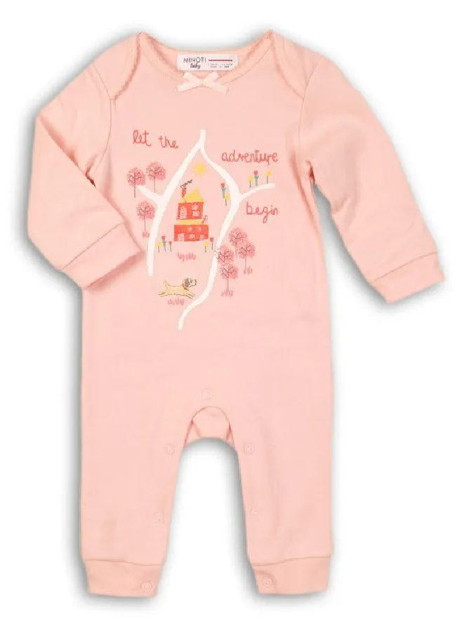 Minoti Girls Sleepsuit Pink (0-9mths)