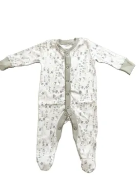 Multi Print Cactus Cotton Romper Sleepsuit