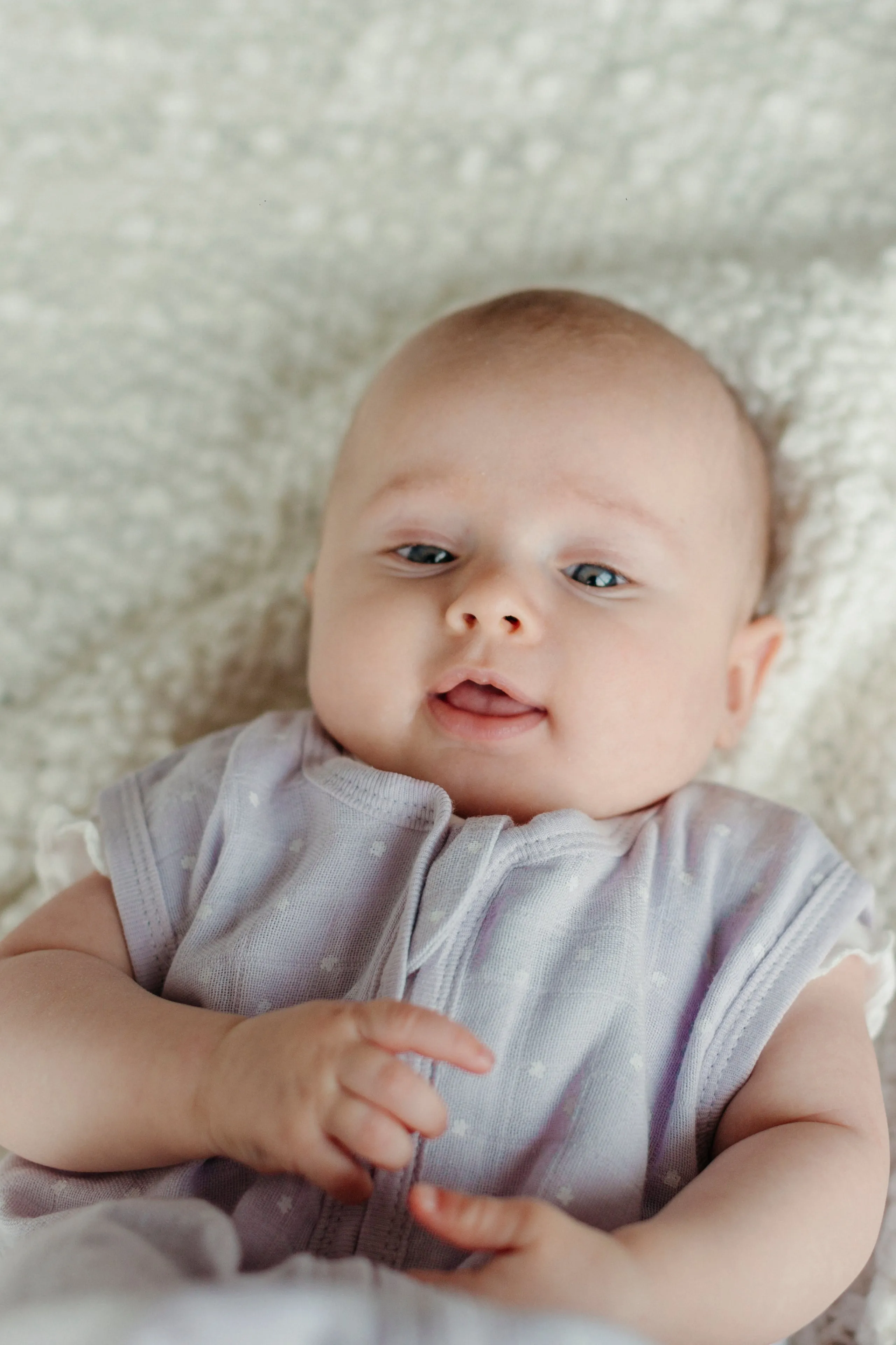 Muslin Sleep Sack - Lavender Stars