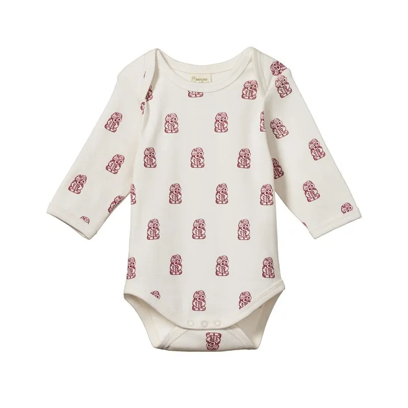 Nature Baby - Long Sleeve Body Suit - Tiki Print